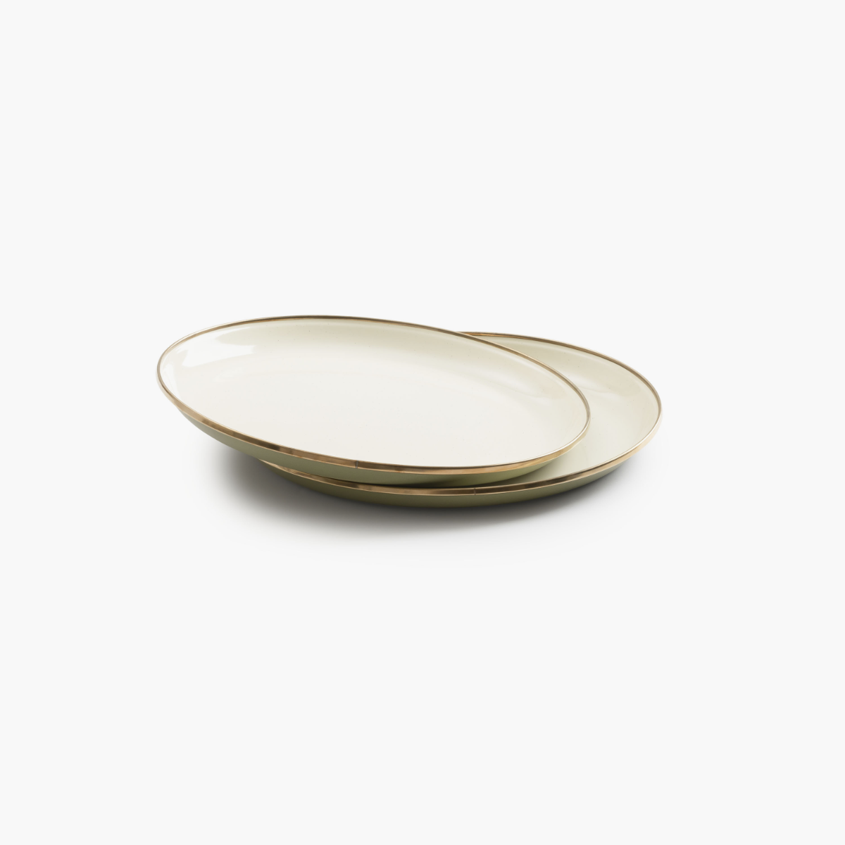 Barebones Enamel Deep Plate Set