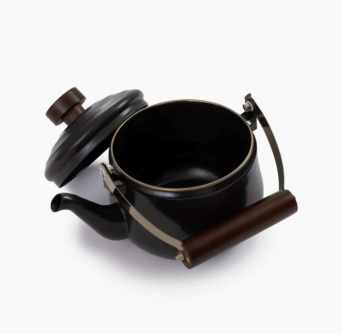 Barebones Enamel Teapot