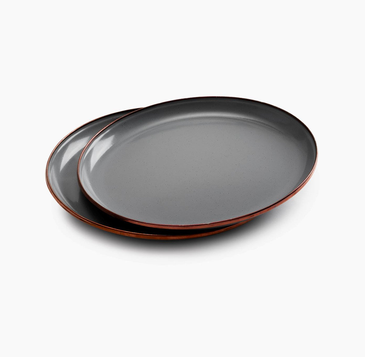 Barebones Enamel Deep Plate Set