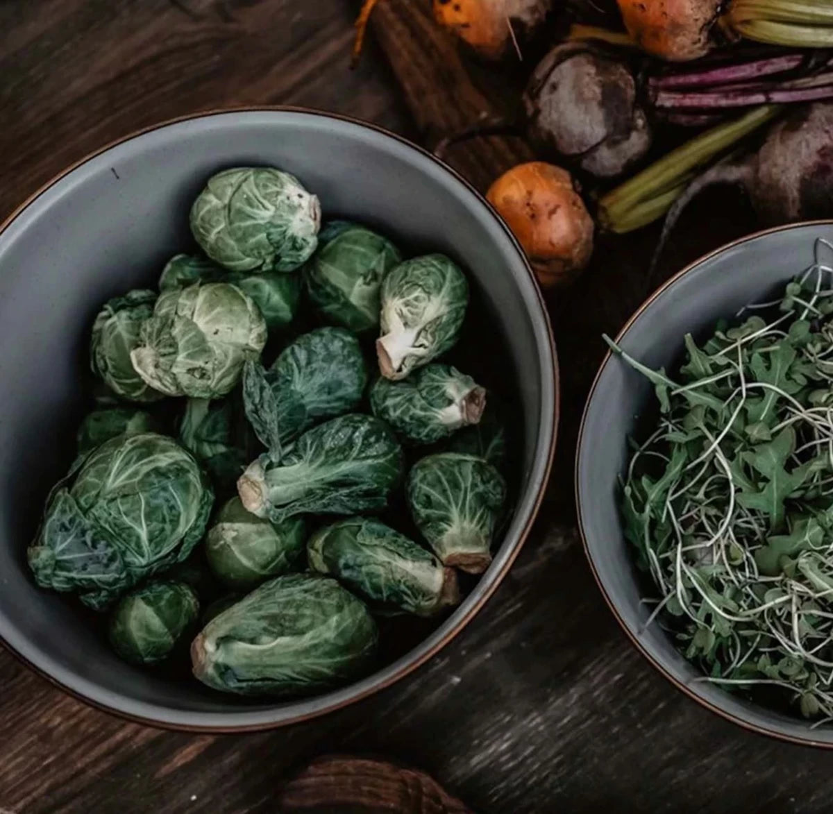 Barebones Enamel Mixing Bowl Set