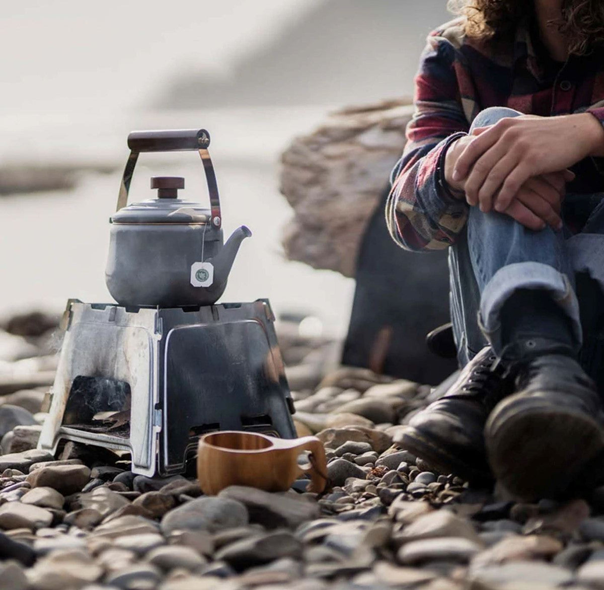 Barebones Enamel Teapot