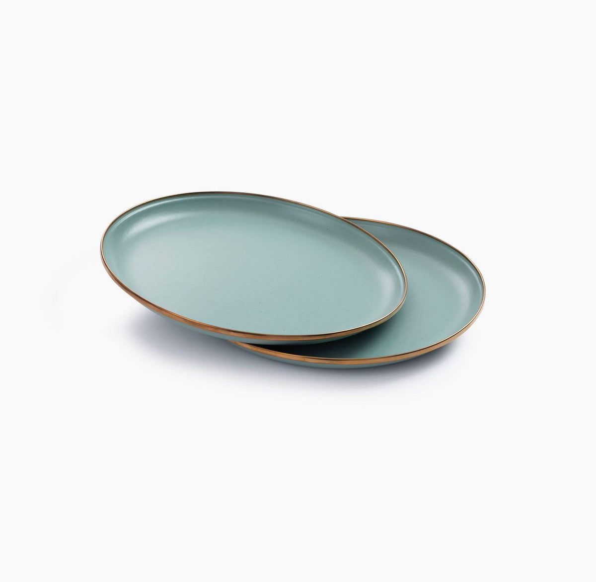 Barebones Enamel Salad Plate Set